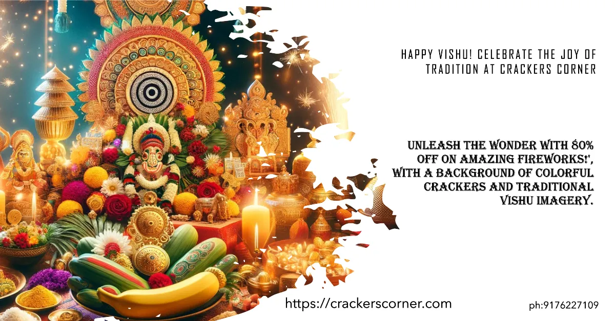 Embrace Kerala Vishu 2024 with Crackers Corner's Online Fireworks